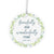 Wooden Baptism Hanging Ornament Gift for Godchild - Fearfully and Wonderfully Made - LifeSong Milestones