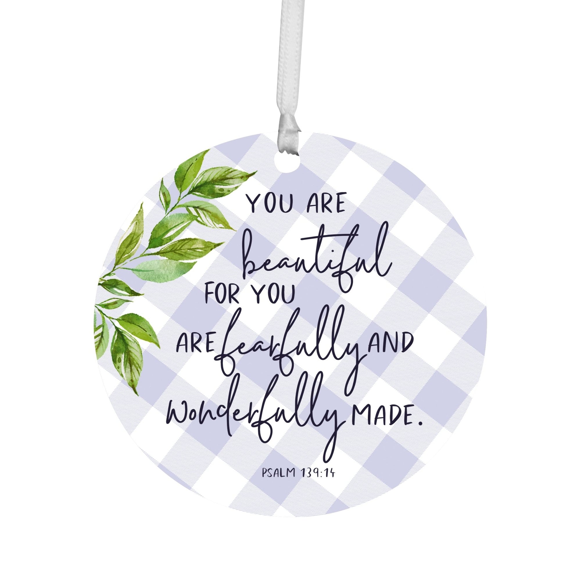 Wooden Baptism Hanging Ornament Gift for Godchild - You Are Beautiful - LifeSong Milestones