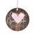 Wooden Baptism Hanging Ornament Gift for Goddaughter - The Love Between - LifeSong Milestones