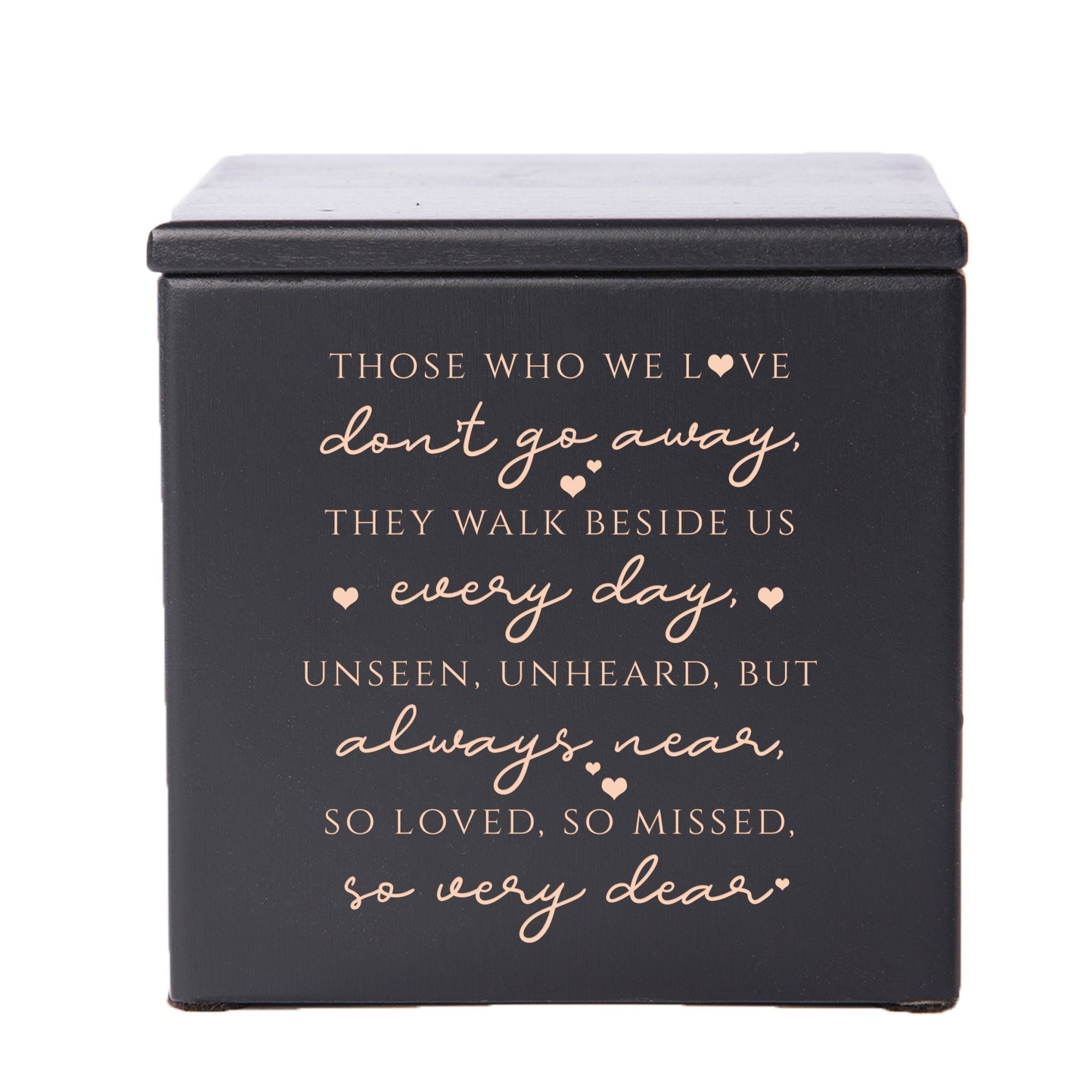 Memorial Wooden Keepsake Urn for Loving Remembrance