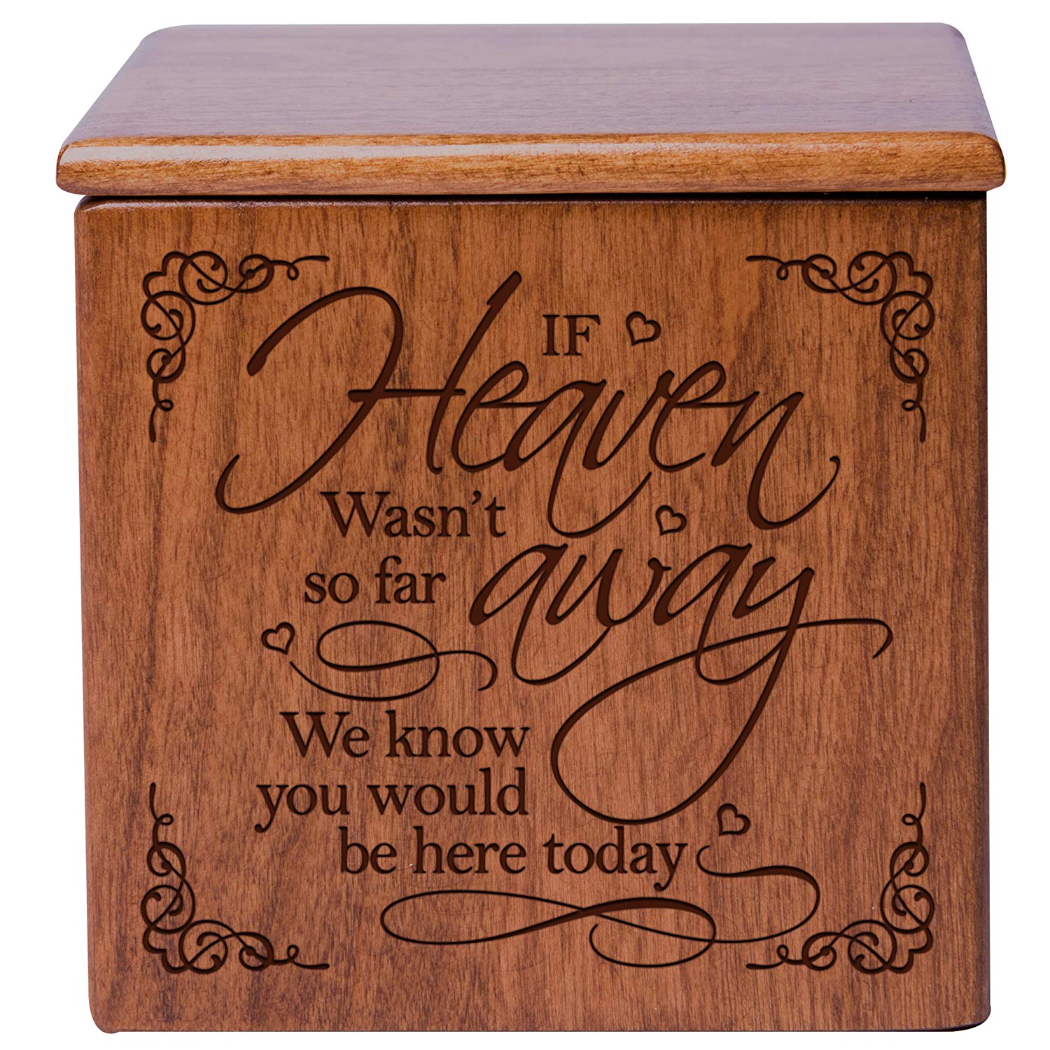 Funeral Wooden Keepsake Urn Box for Cherished Memories