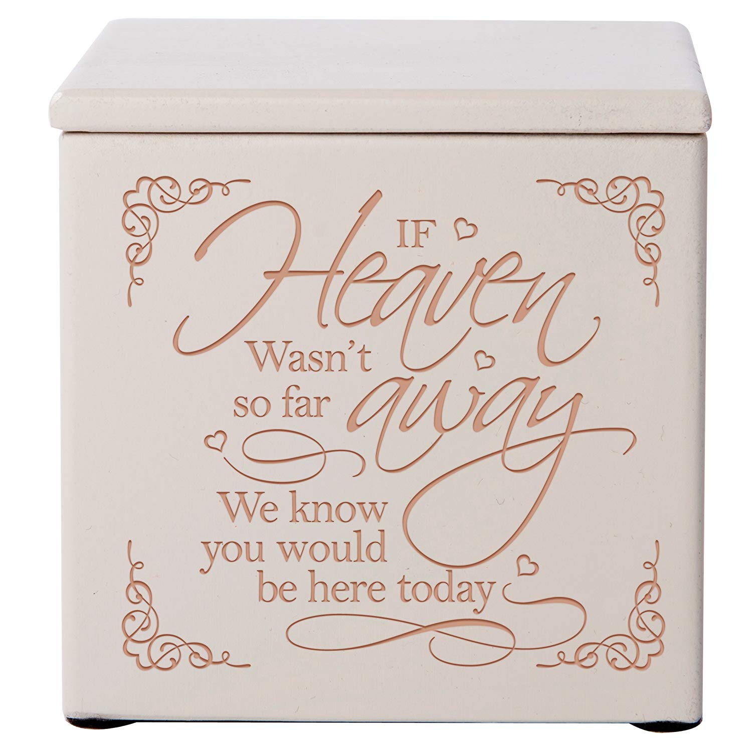 Small Premium Memorial Wooden Keepsake Urns For Adult Ashes 