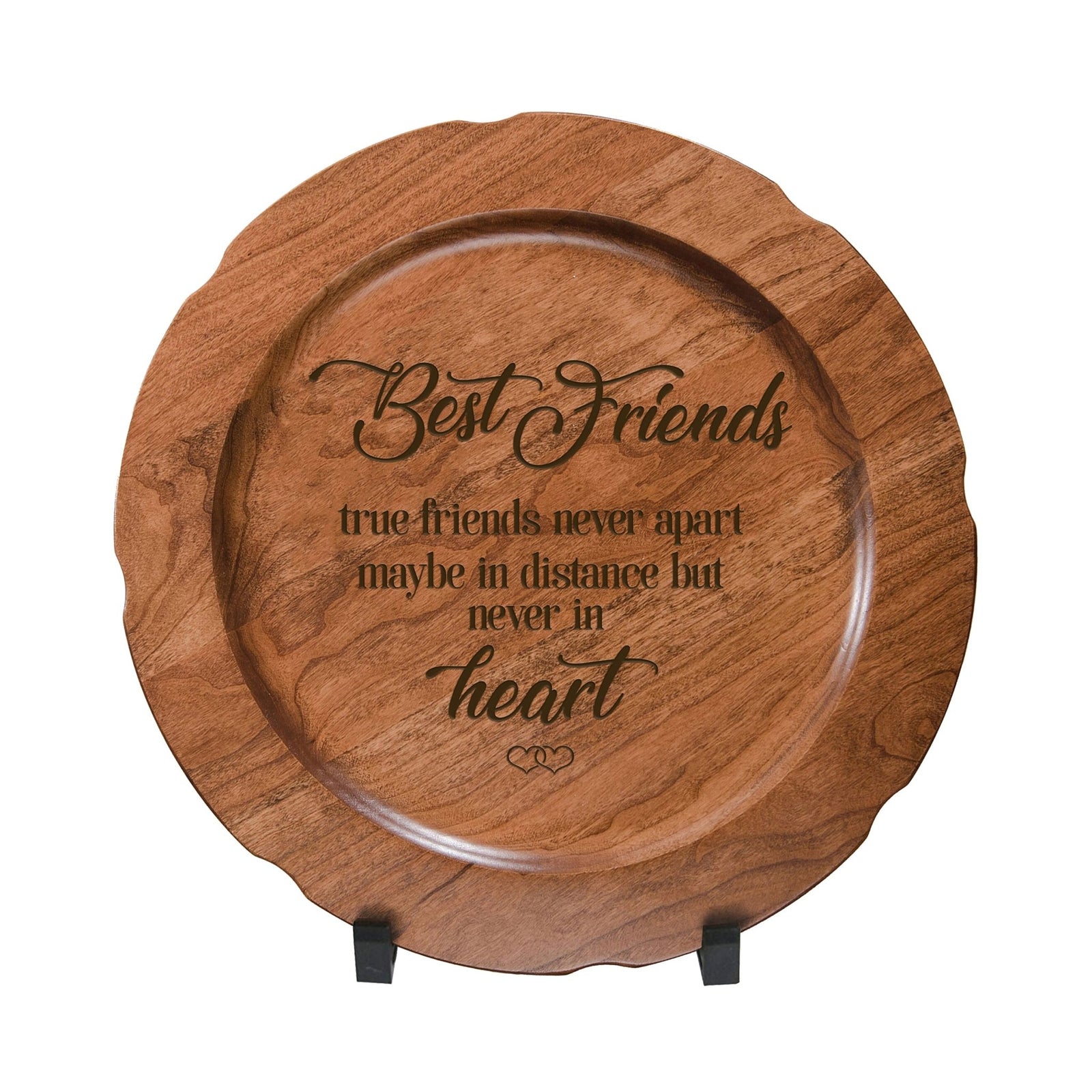 Wooden Decorative Plate 12” - Best Friends - LifeSong Milestones