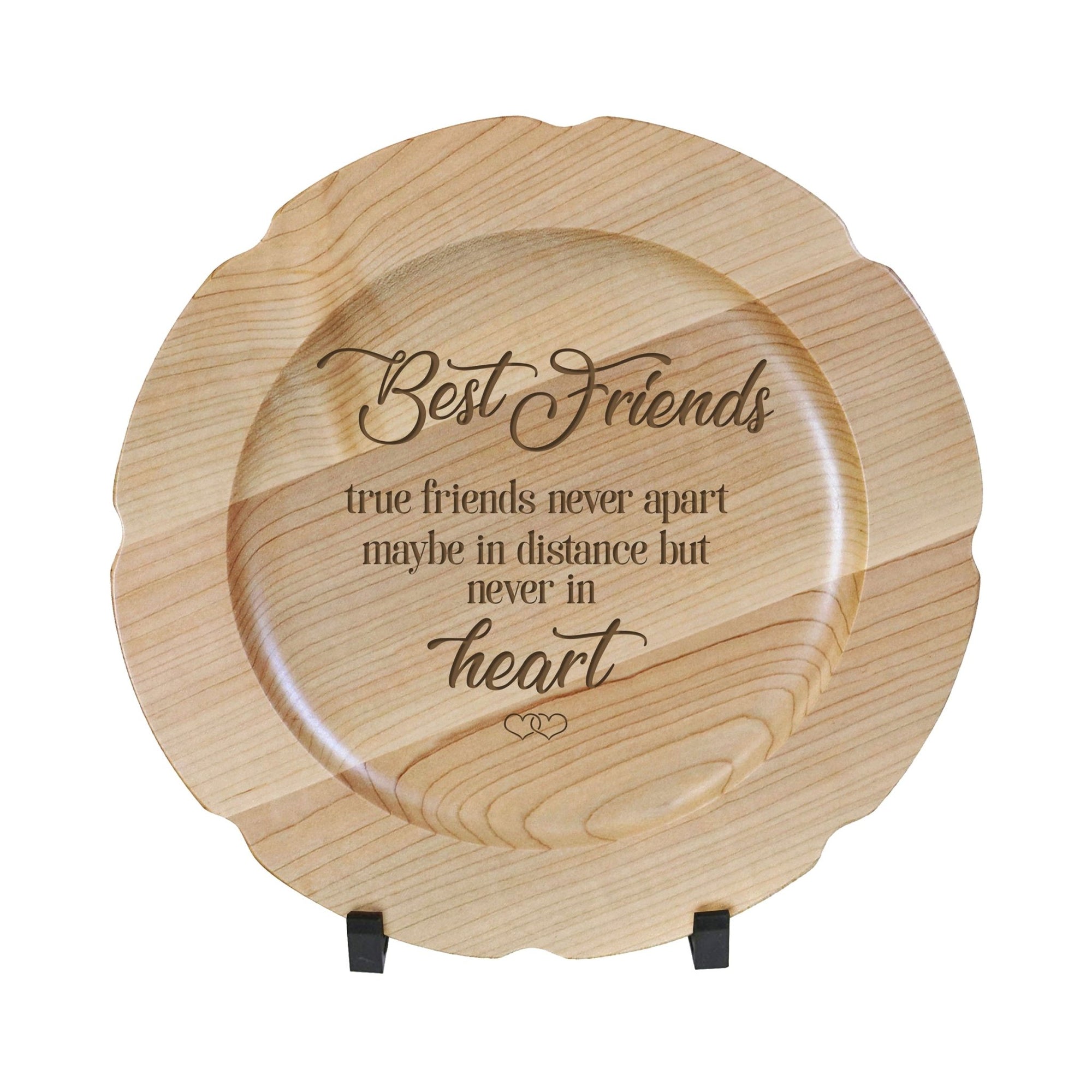 Wooden Decorative Plate 12” - Best Friends - LifeSong Milestones