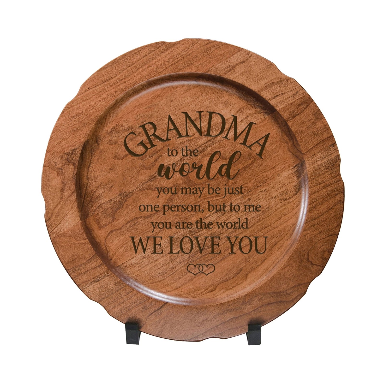 Wooden Decorative Plate 12” - Grandma - LifeSong Milestones