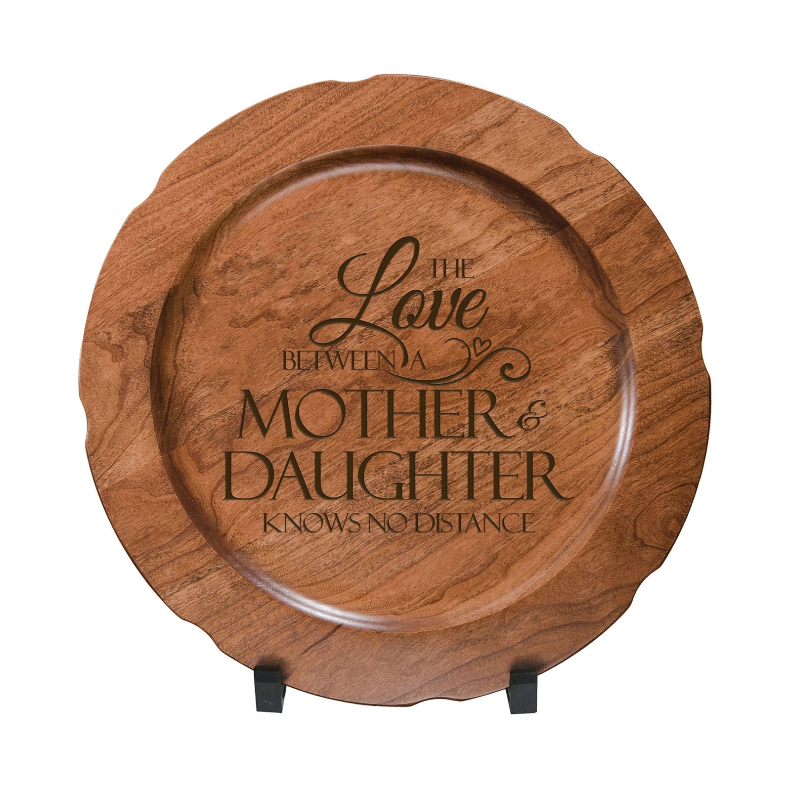 Wooden Decorative Plate 12” - Mother and Daughter - LifeSong Milestones