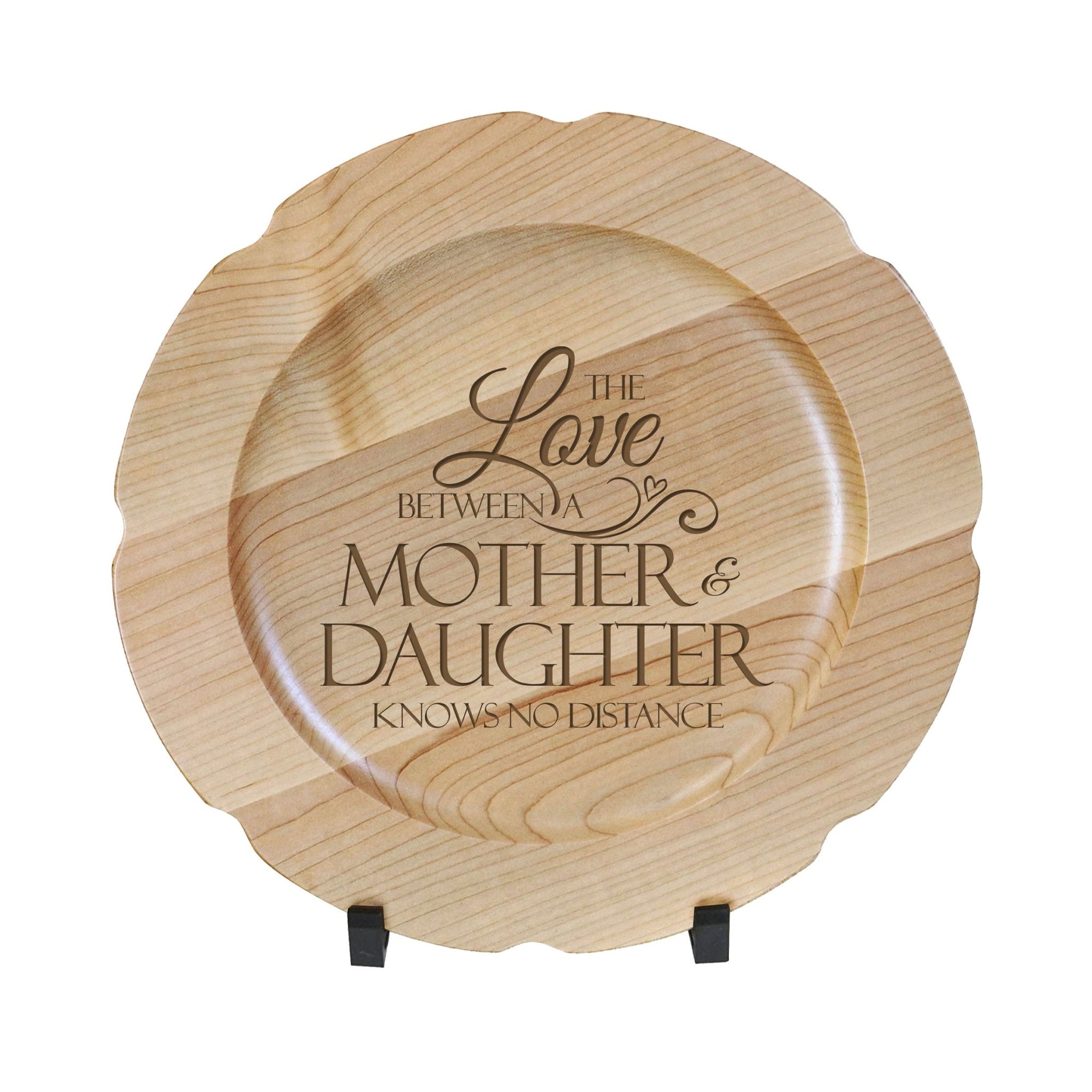 Wooden Decorative Plate 12” - Mother and Daughter - LifeSong Milestones