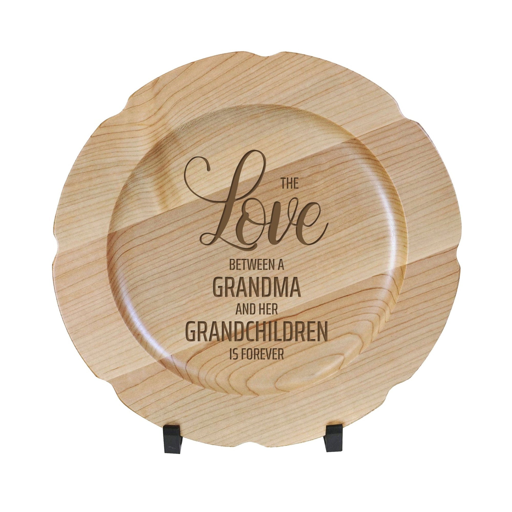 Wooden Decorative Plate 12” - The Love - LifeSong Milestones