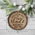 Wooden Dedication Barky Ornament - Dedicated In Christ - LifeSong Milestones