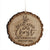 Wooden Dedication Barky Ornament - Dedicated In Christ - LifeSong Milestones