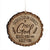 Wooden Dedication Barky Ornament - Dedicated In Christ - LifeSong Milestones