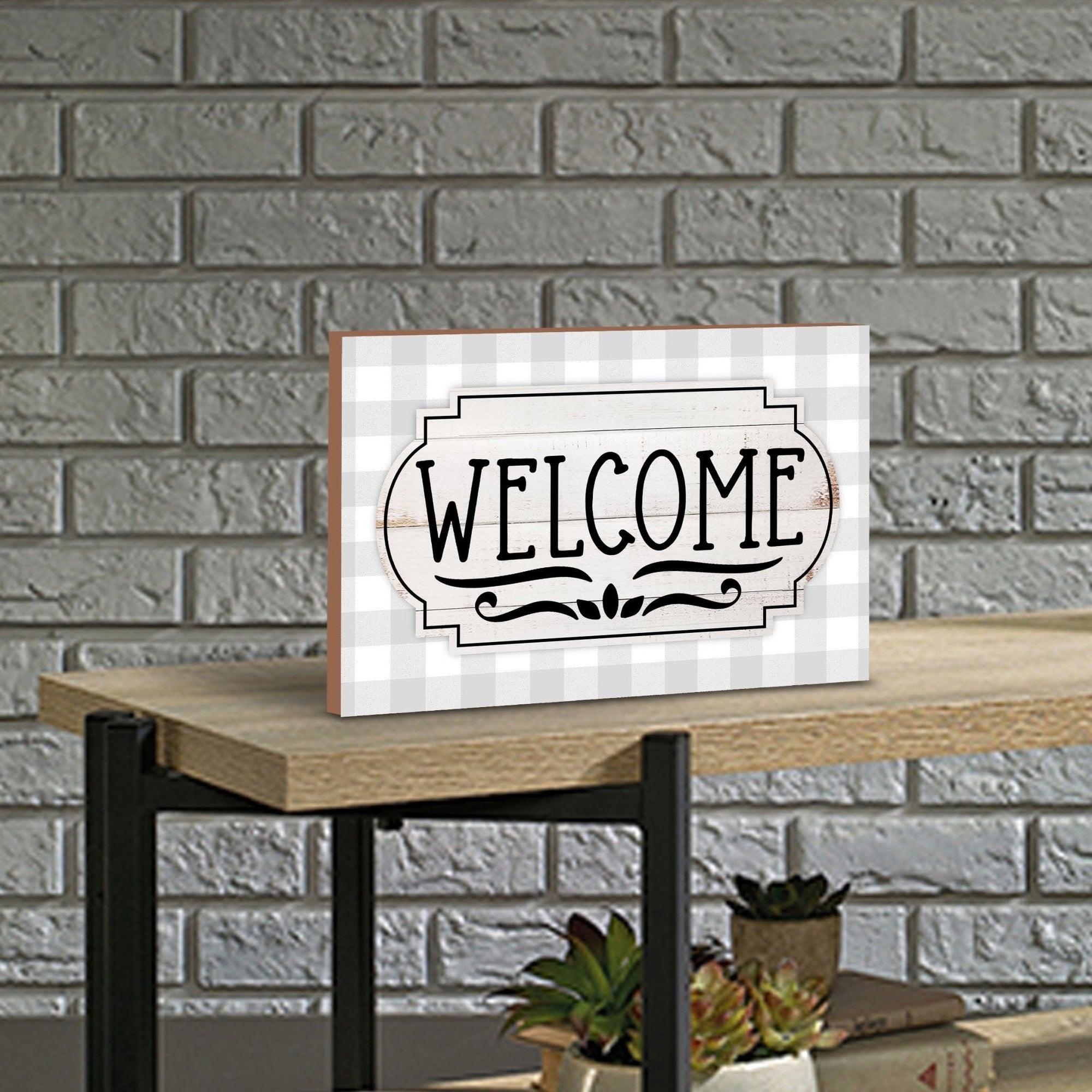 Wooden Fall Shelf Décor and Tabletop Signs for Home Decor - LifeSong Milestones