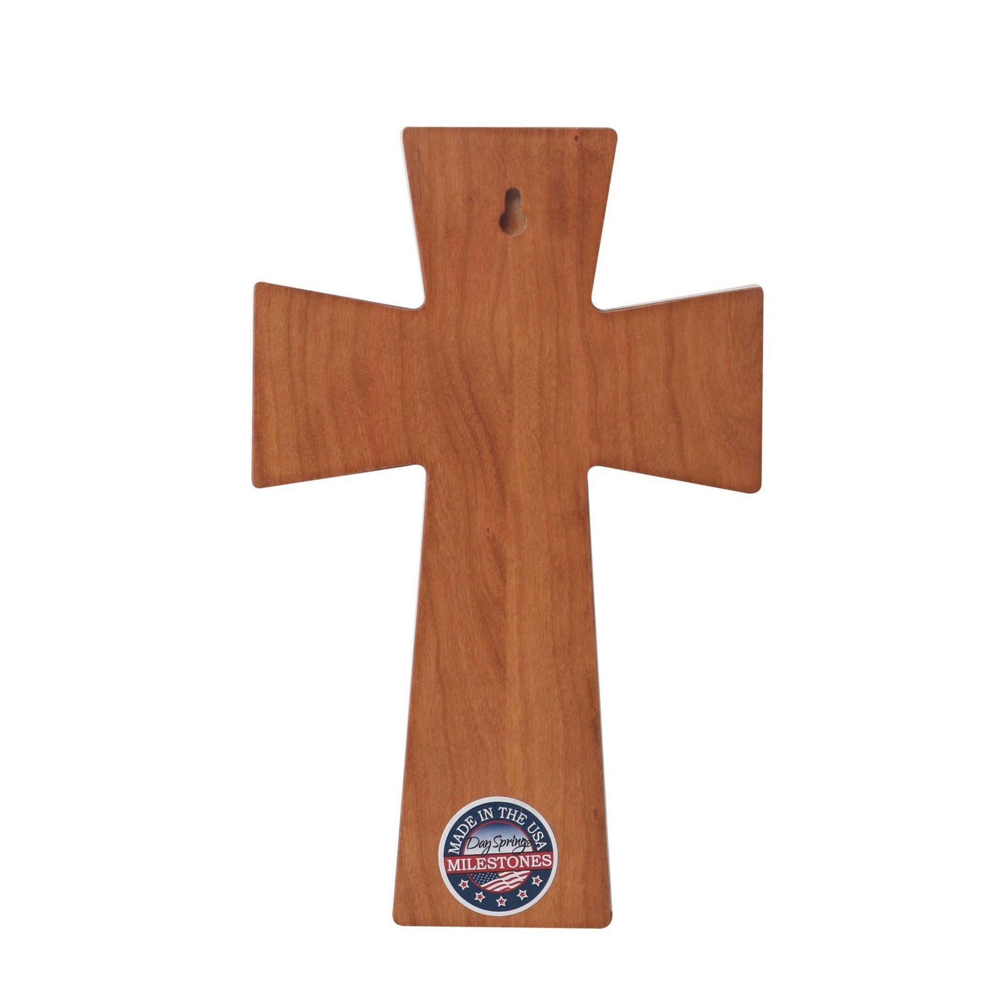 Wooden Family Wall Cross - Our Family Like Branches On A Tree - LifeSong Milestones