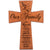 Wooden Family Wall Cross - Our Family Like Branches On A Tree - LifeSong Milestones