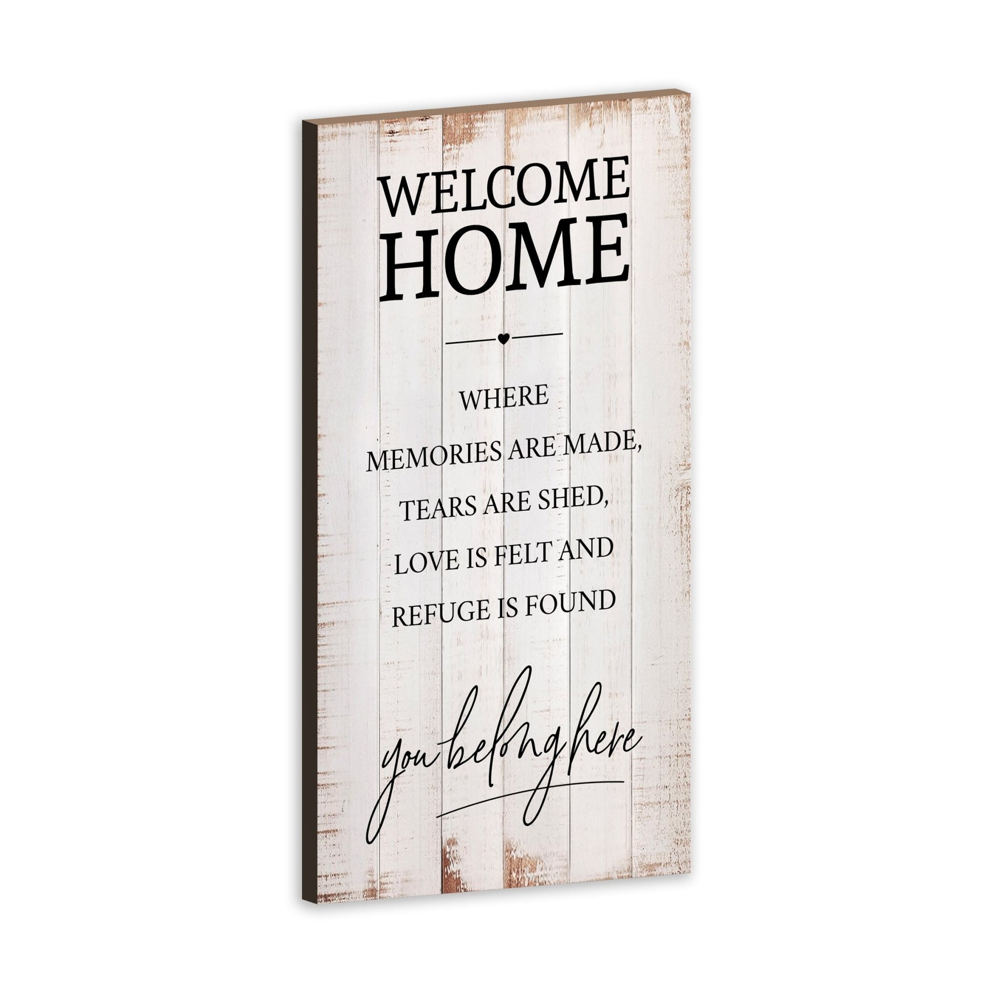 Wooden Family Wall Plaque for Home Decorations - LifeSong Milestones