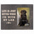 Wooden Inspirational 8x10 Picture Frame for Pet Dogs holds 4x6 photo Life Is Better - LifeSong Milestones