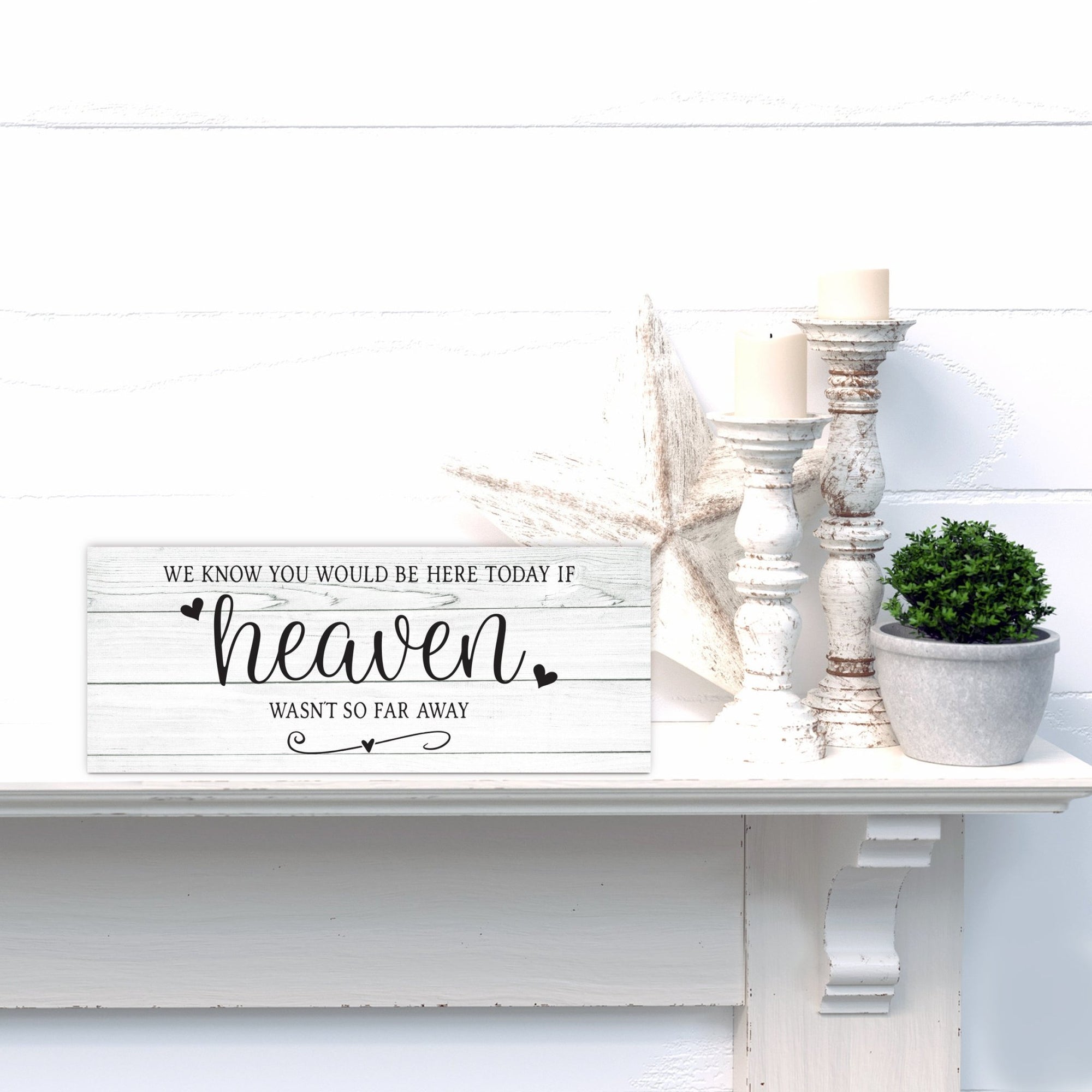 Wooden Inspirational Unique Shelf Décor and Tabletop Signs - LifeSong Milestones