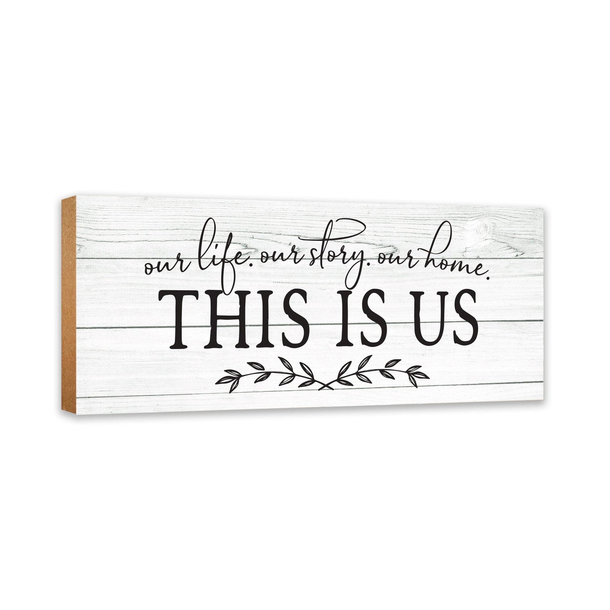 Wooden Inspirational Unique Shelf Décor and Tabletop Signs - LifeSong Milestones