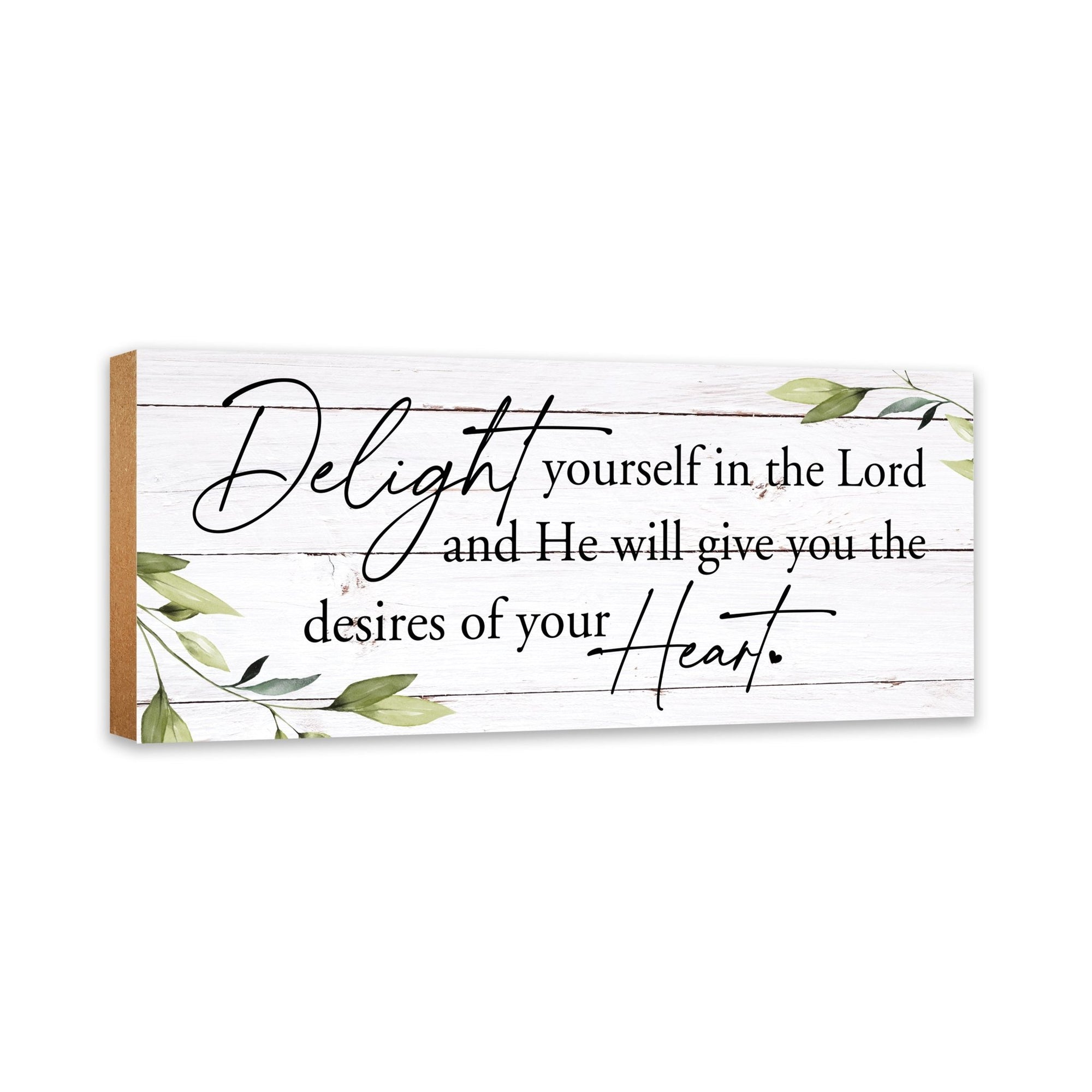 Wooden Inspirational Unique Shelf Décor and Tabletop Signs - LifeSong Milestones