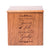 Decorative Memorial Tabletop Wooden Urn Box for Human Ashes