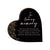 Wooden Memorial Heart Block Sign for Loss of Loved One - LifeSong Milestones