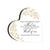 Wooden Memorial Heart Block Sign for Loss of Loved One - LifeSong Milestones