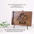 Wooden Memorial Large Guestbook with Fisherman Verse for Funeral Service - We Hooked The Best Dad - LifeSong Milestones