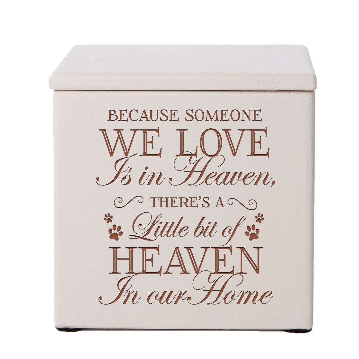 Handcrafted Pet Cremation Urn Box with Engraving