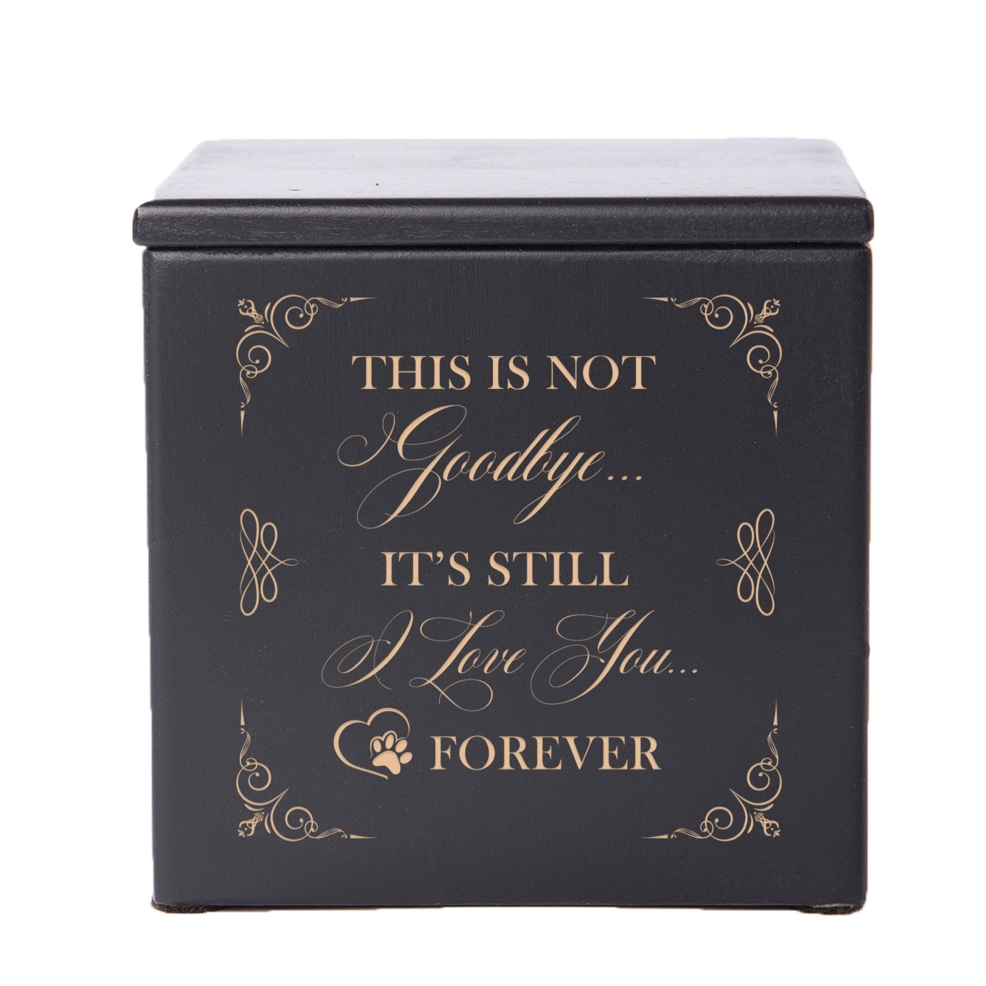 Memorial Small Wooden Pet Cremation Urn Box