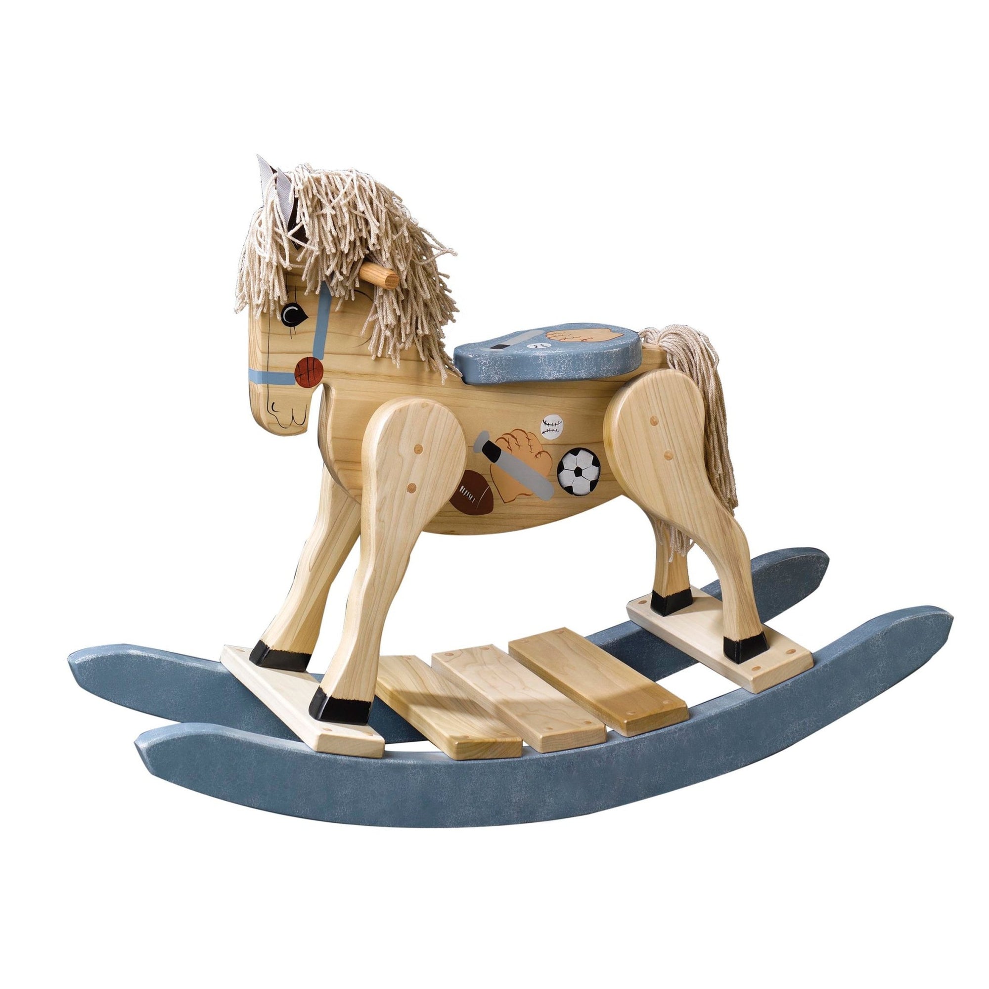 Wooden Rocking Horse for Toddlers and Kids Birthday Gift Home Decor - LifeSong Milestones