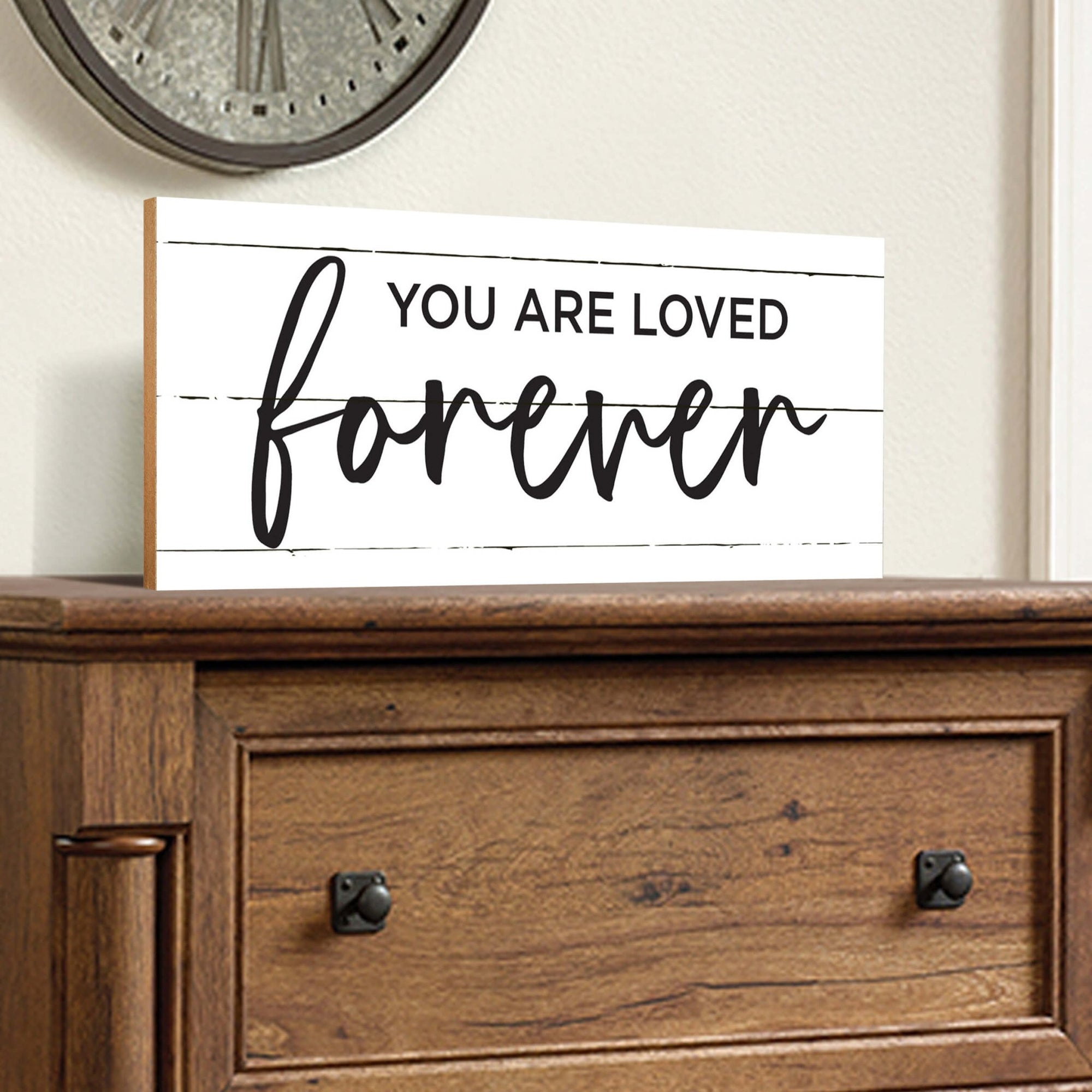 Wooden Shelf and Table Top Decor Signs Gift for Mother’s Day - LifeSong Milestones