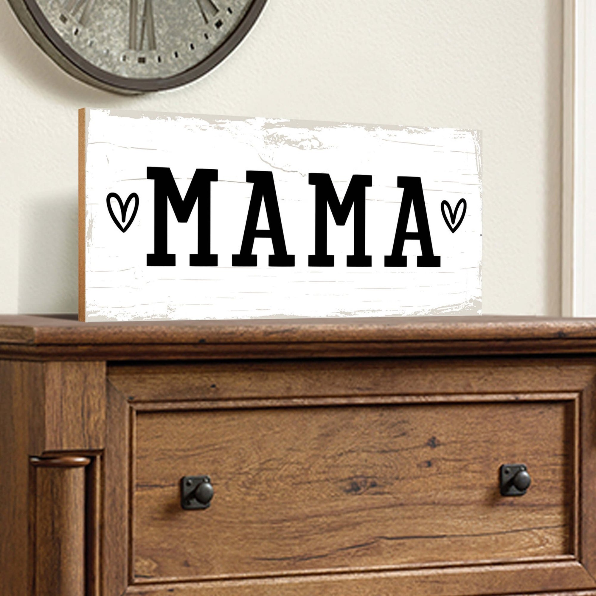 Wooden Shelf and Table Top Decor Signs Gift for Mother’s Day - LifeSong Milestones