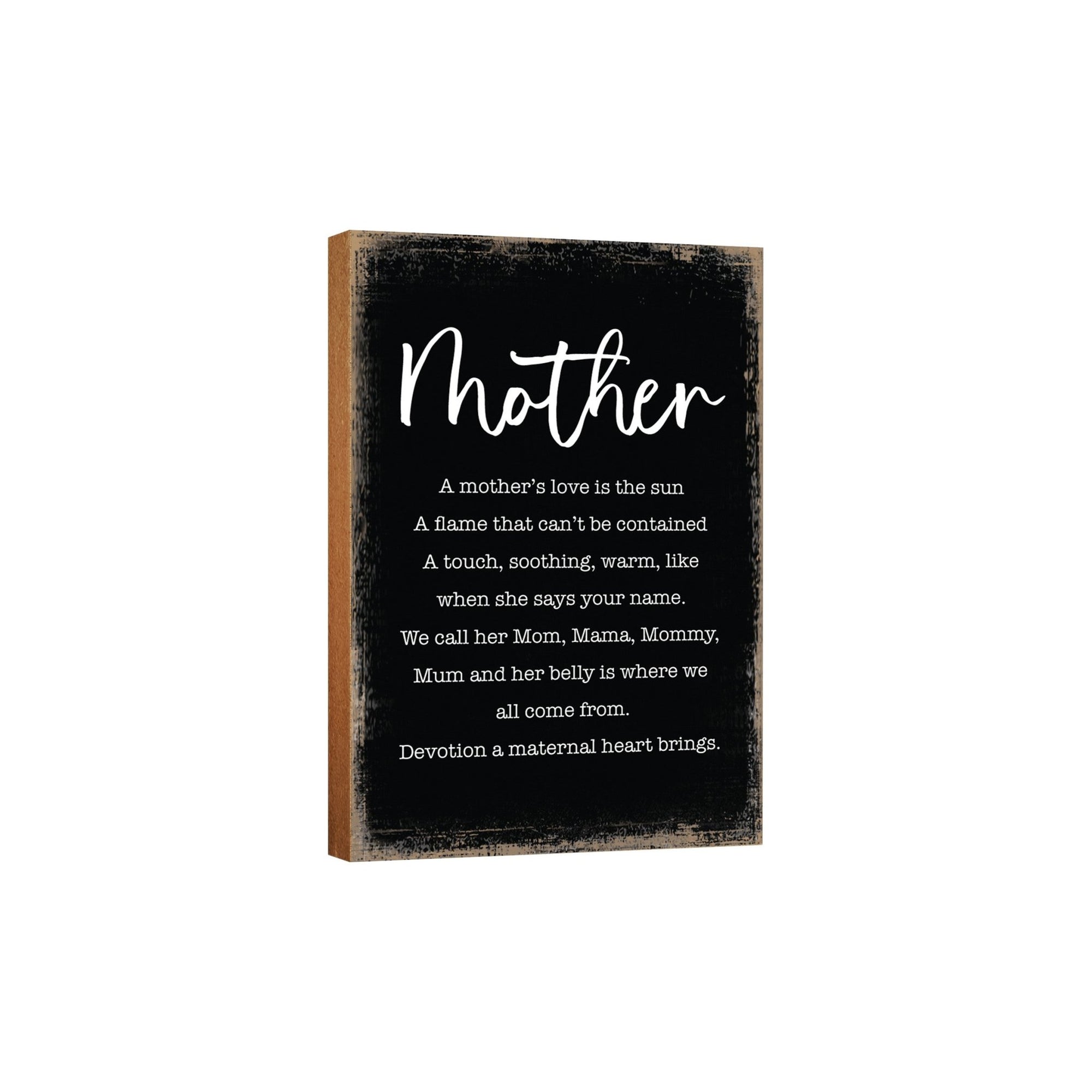 Wooden Shelf and Tabletop Home Decor Gift for Mother’s Day - LifeSong Milestones