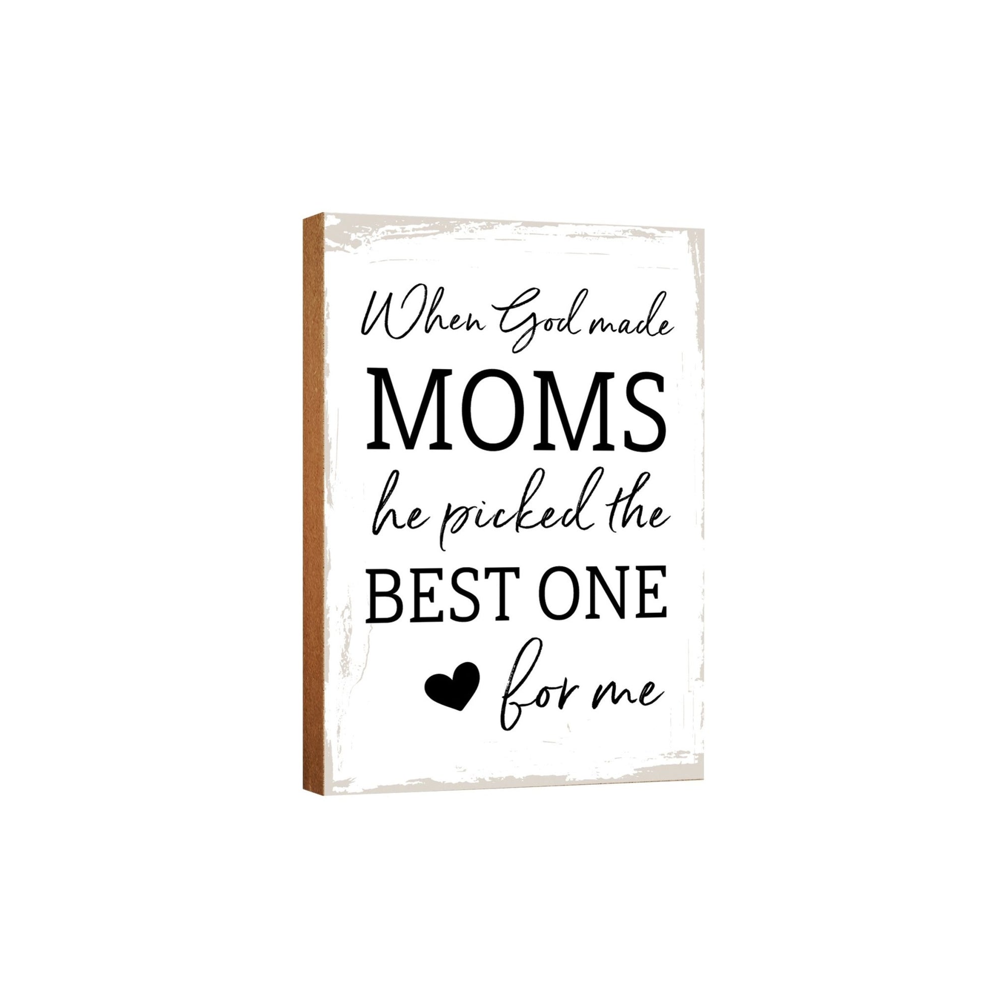 Wooden Shelf and Tabletop Home Decor Gift for Mother’s Day - LifeSong Milestones