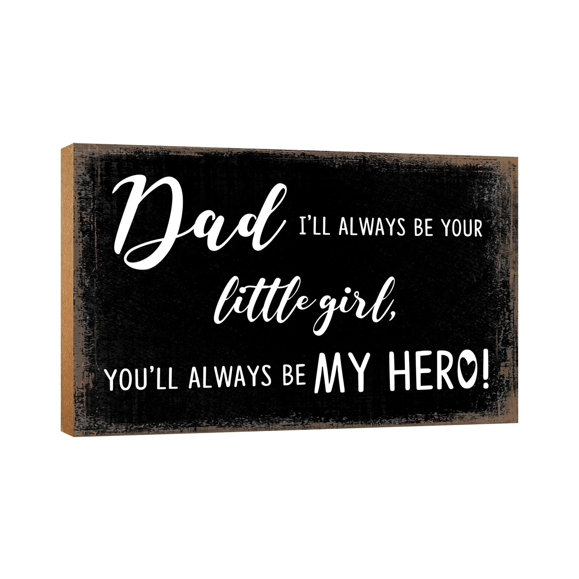 Wooden Unique Shelf Décor and Table top Gift for Dad - LifeSong Milestones