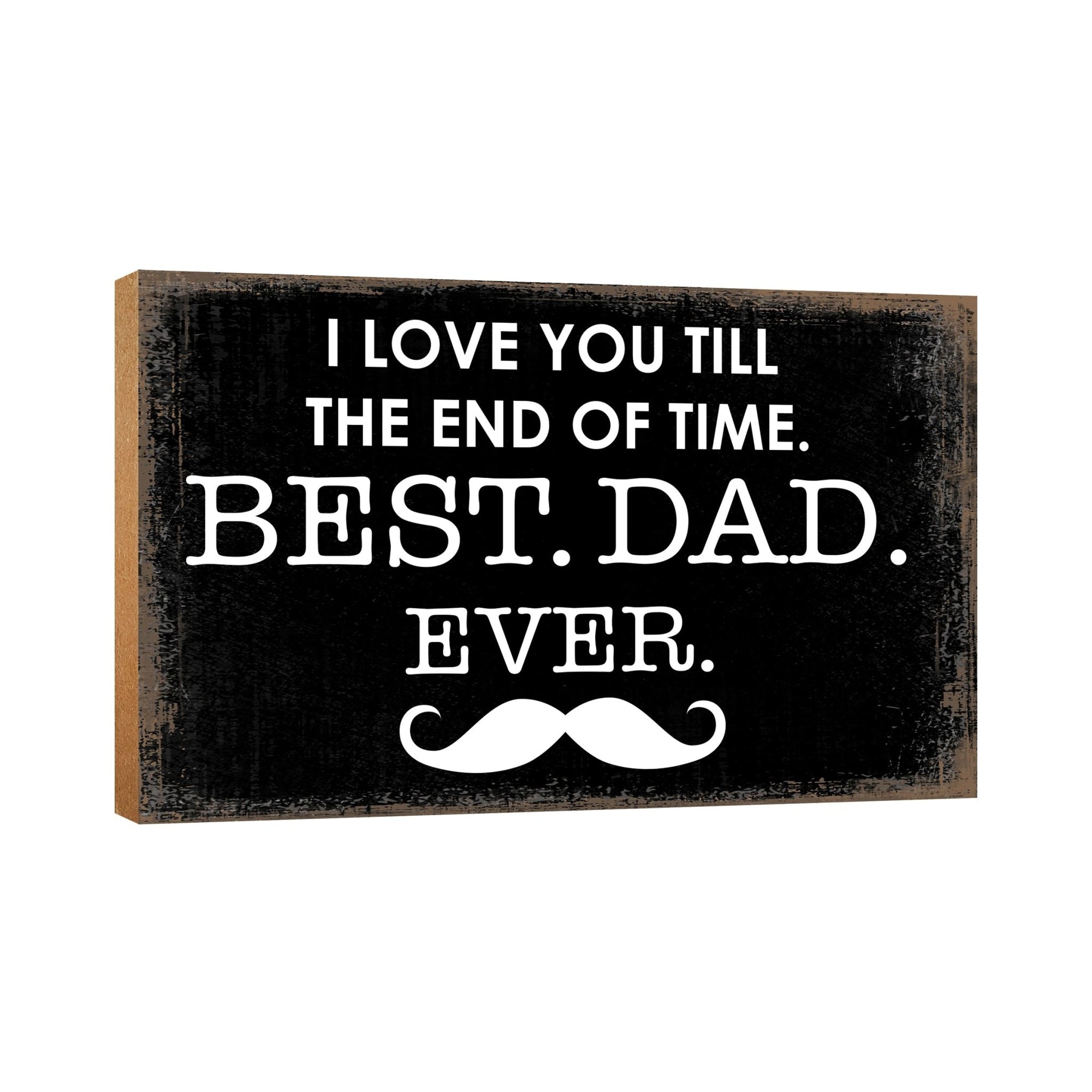 Wooden Unique Shelf Décor and Table top Gift for Dad - LifeSong Milestones