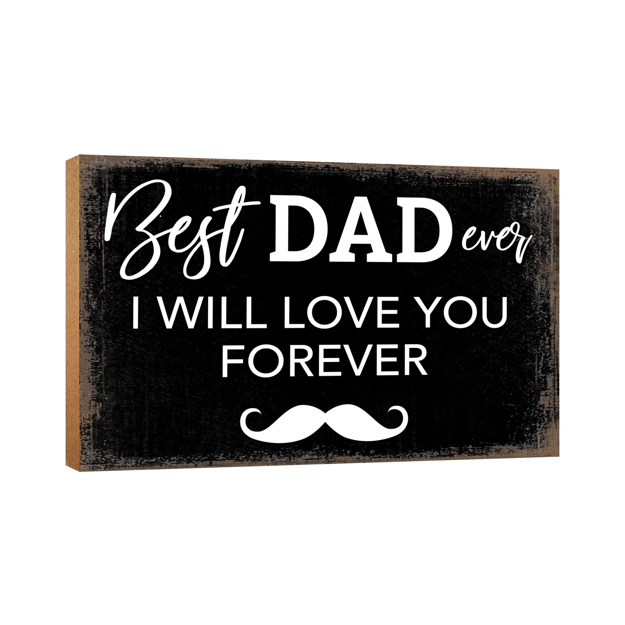 Wooden Unique Shelf Décor and Table top Gift for Dad - LifeSong Milestones