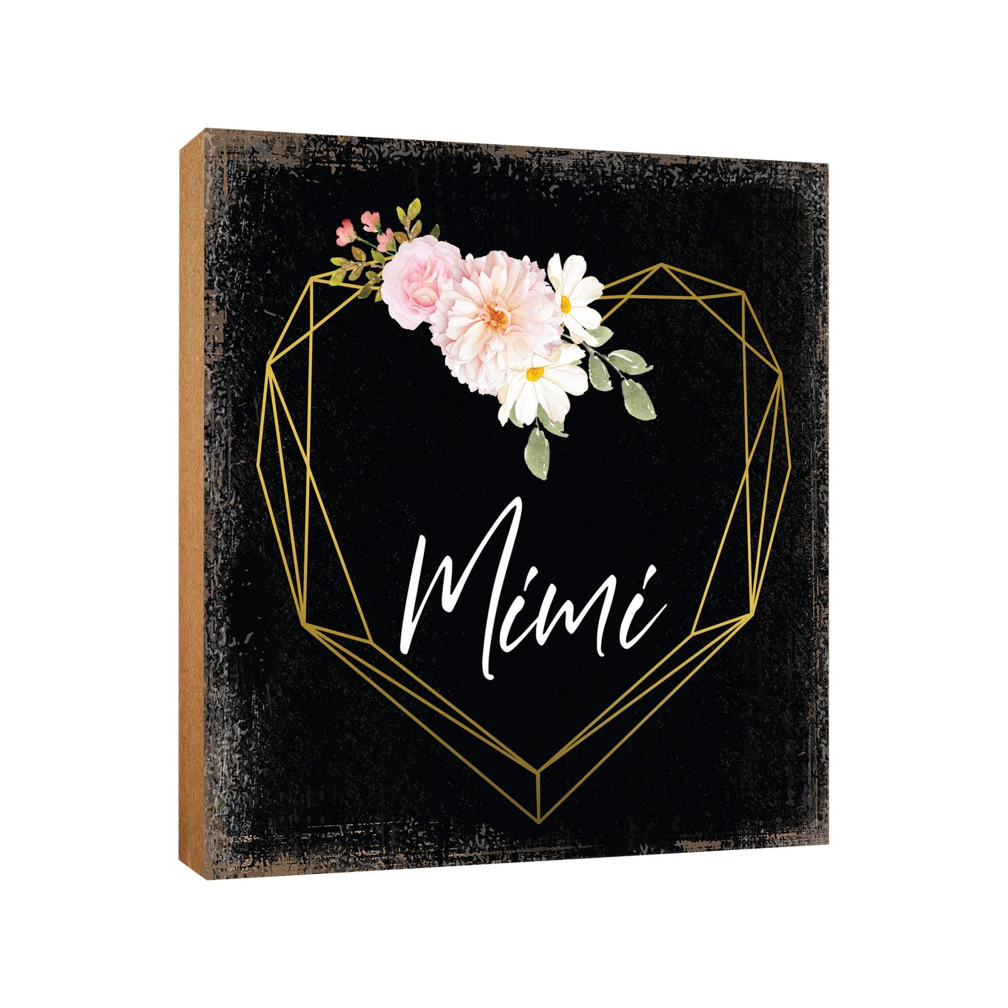 Wooden Unique Shelf Decor and Table Top Signs for Grandmother - LifeSong Milestones