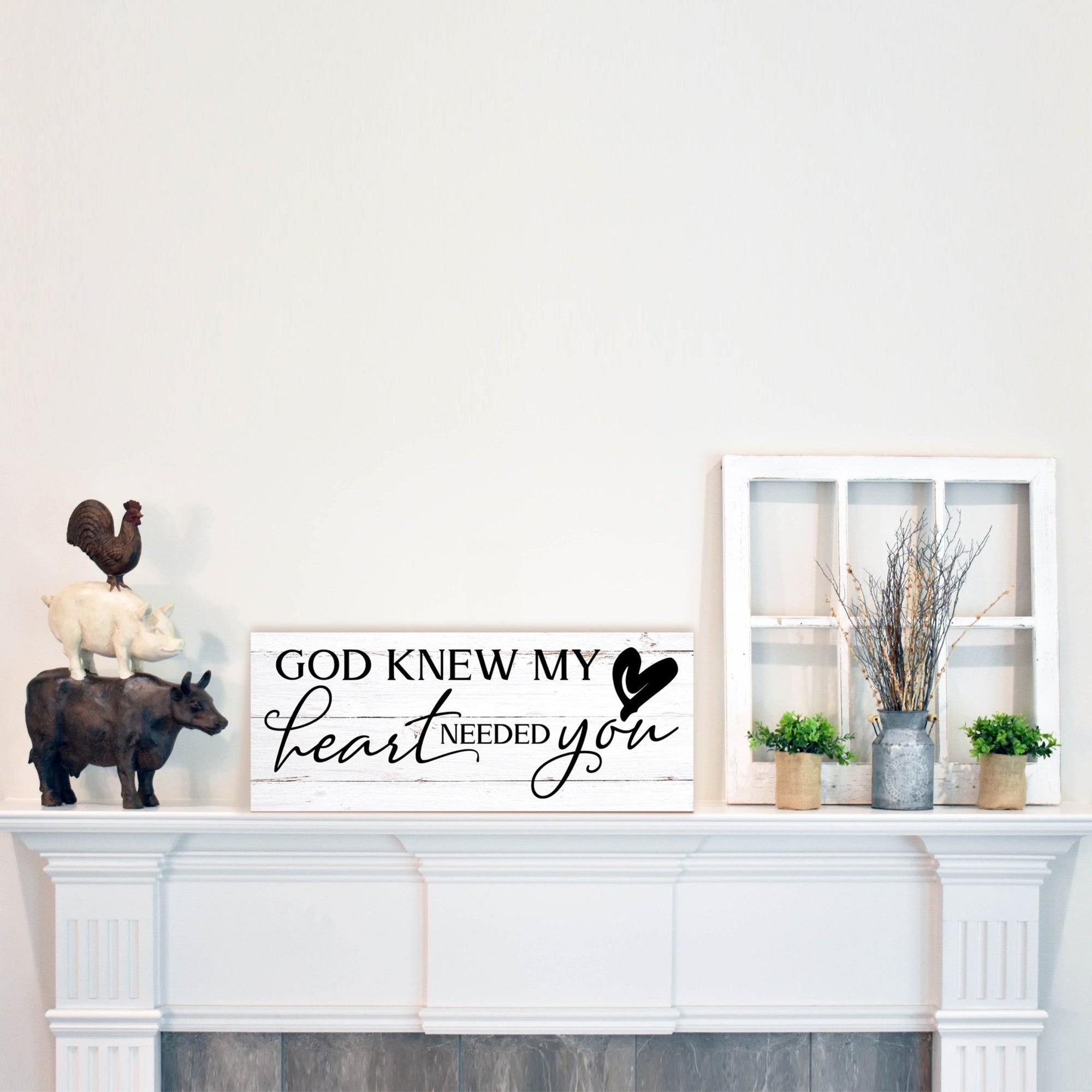 Wooden Unique Shelf Décor and Tabletop Signs for Home Decor - LifeSong Milestones