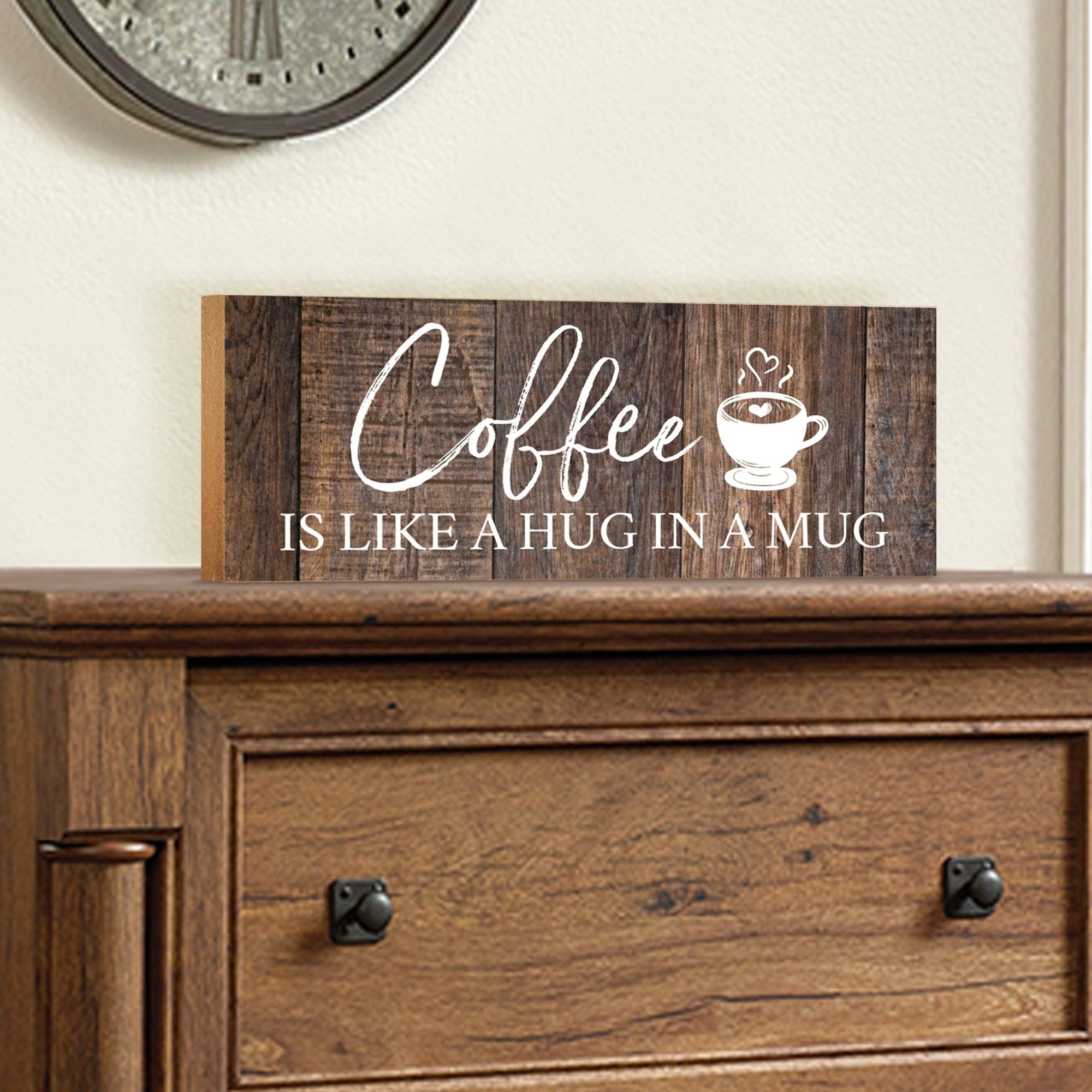 Wooden Unique Shelf Décor and Tabletop Signs for Home Decor - LifeSong Milestones