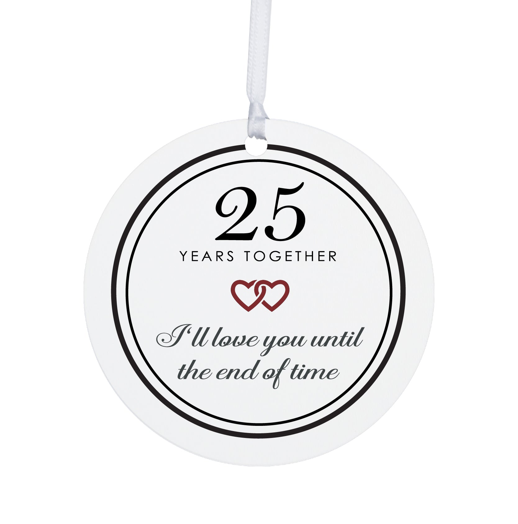 Buy 25th Anniversary Wedding Gifts for Couple Wife Husband Gifts for Silver  Anniversary Twenty Five Years Anniversary Decorations 25 Years Marriage Gifts  for Parents 2 Pack Wine Tumbler 12 OZ Online at