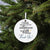 Boss / Leader White Ornament With Inspirational Message Gift Ideas - I think having me as an employee - LifeSong Milestones