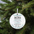 Boss / Leader White Ornament With Inspirational Message Gift Ideas - It Is One Thing To Be A Boss - LifeSong Milestones