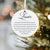 Boss / Leader White Ornament With Inspirational Message Gift Ideas - Leader (n.) - LifeSong Milestones