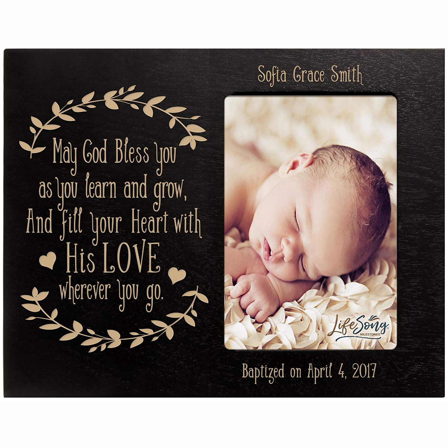 Blessing of Family 7 Picture Frame, Holds 4x6 Photo