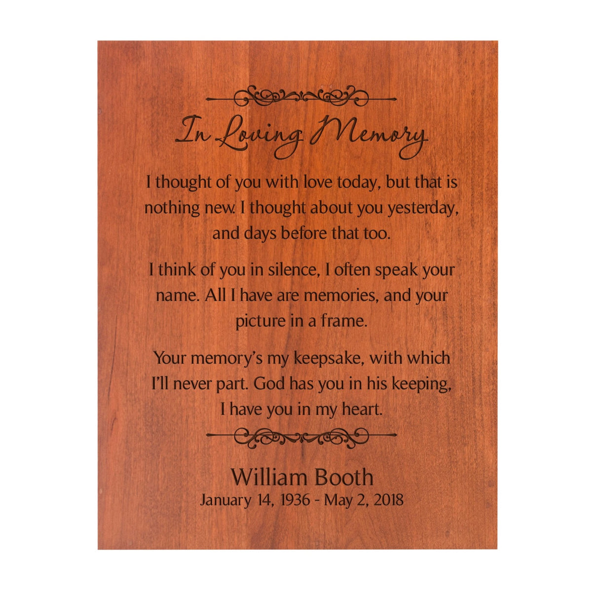 Custom Memorial Handcrafted Wooden Keepsake Scattering Urn Box