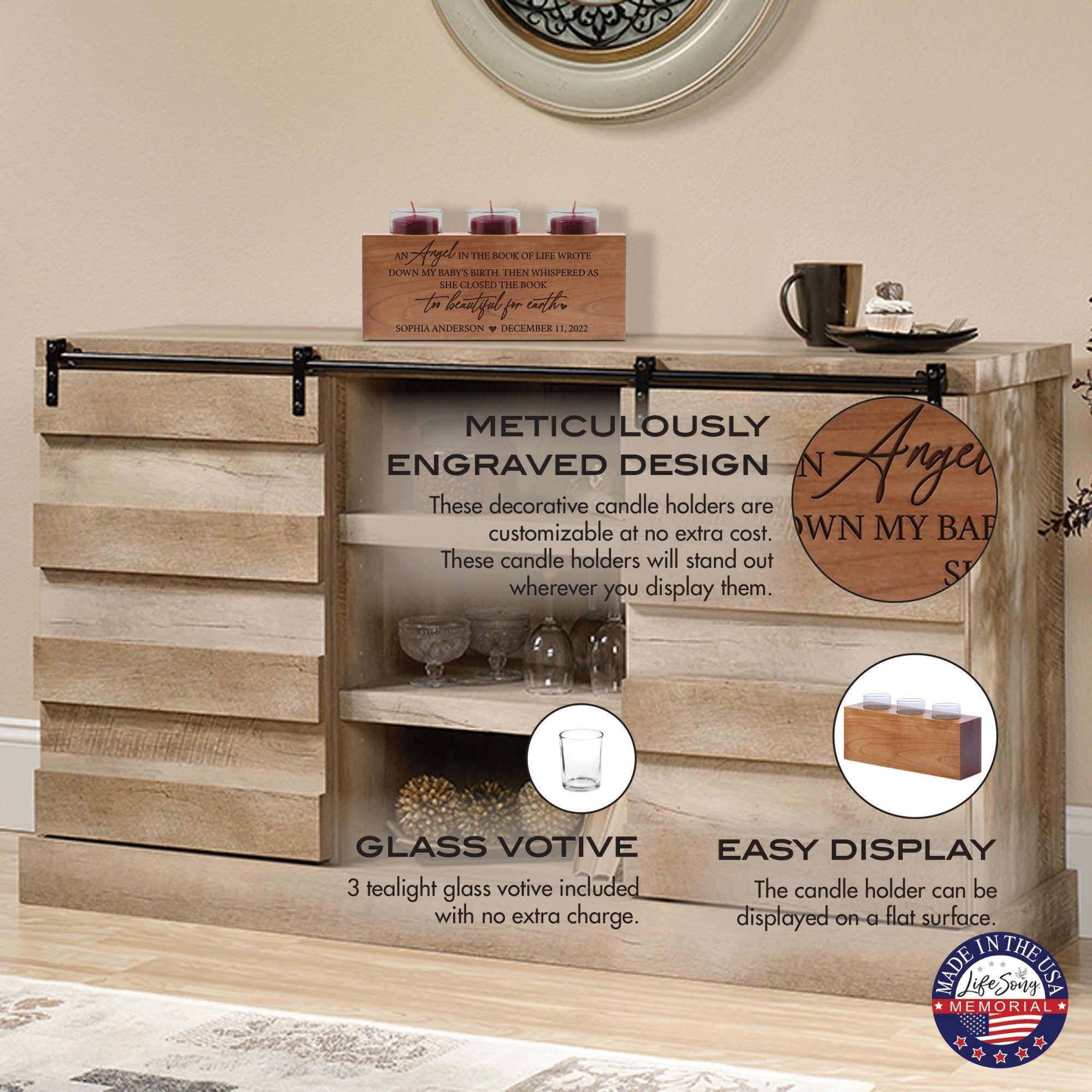 Display buying Stand Easel | Custom Text Engraved | Album/Sign Holder