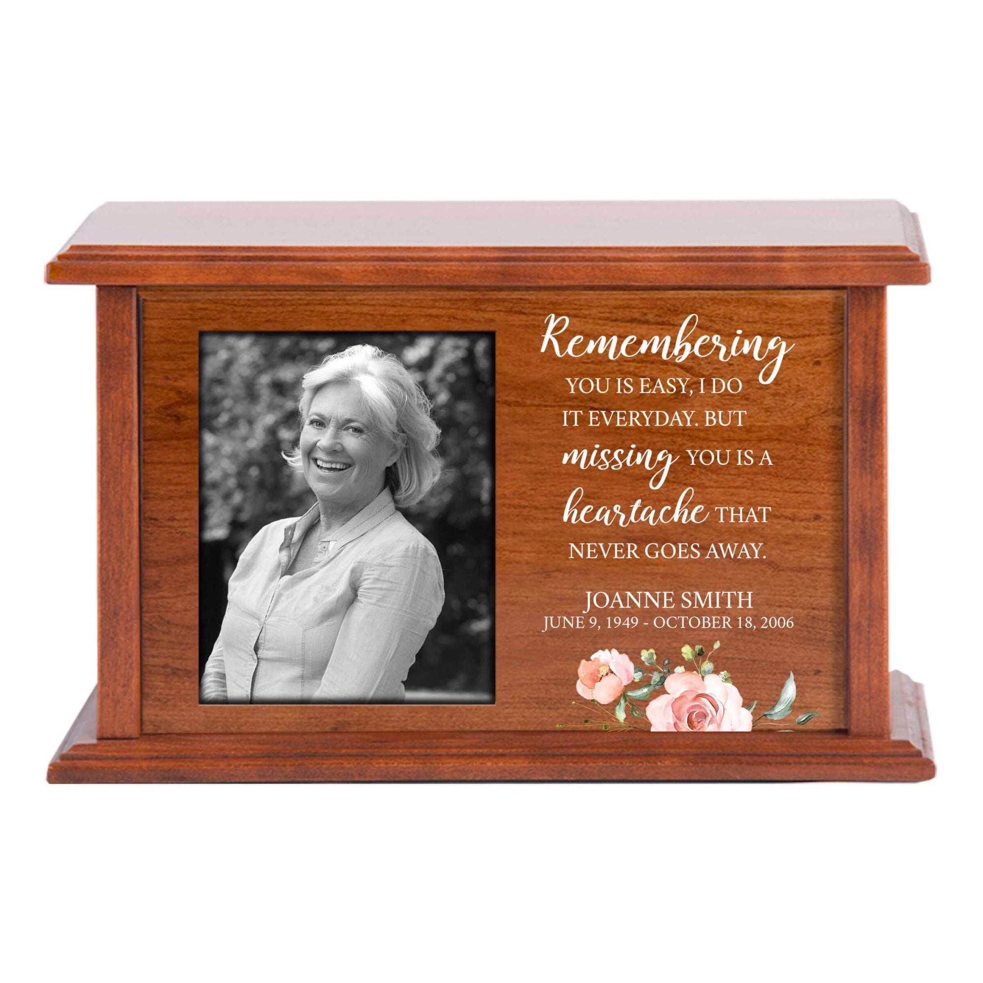 Customized Photo Cremation Urn Box for Loved Ones