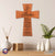 Custom Memorial Wooden Cross 12x17 Brother, If Love Could - LifeSong Milestones