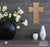 Custom Memorial Wooden Cross 7x11 I Carried You Butterfly - LifeSong Milestones